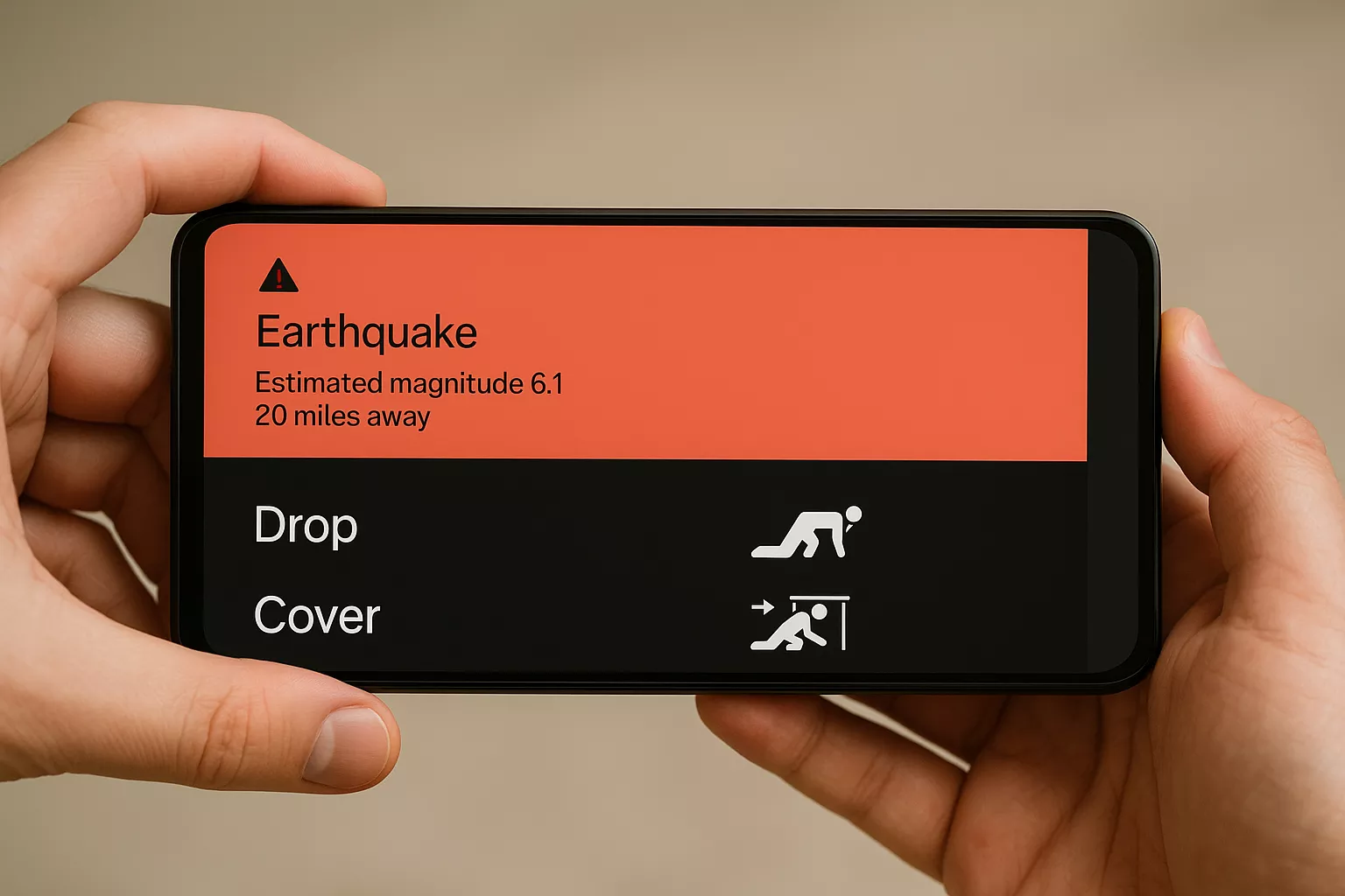 Google Earthquake Warning App