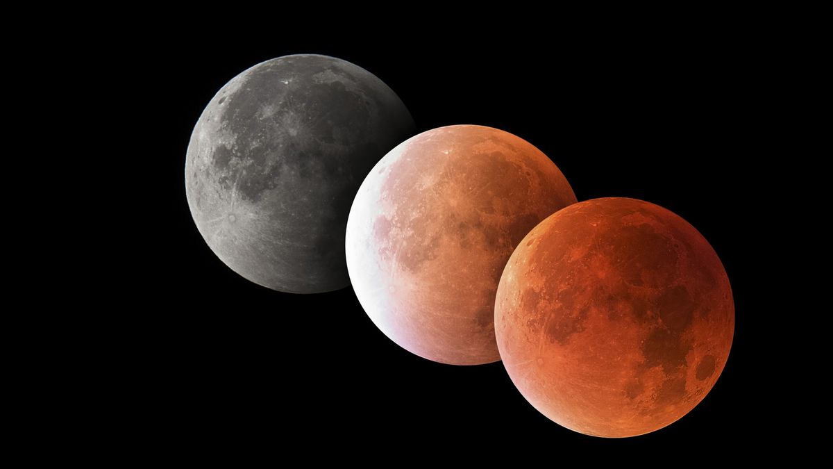 Moon Turns Dark During Total Lunar Eclipse
