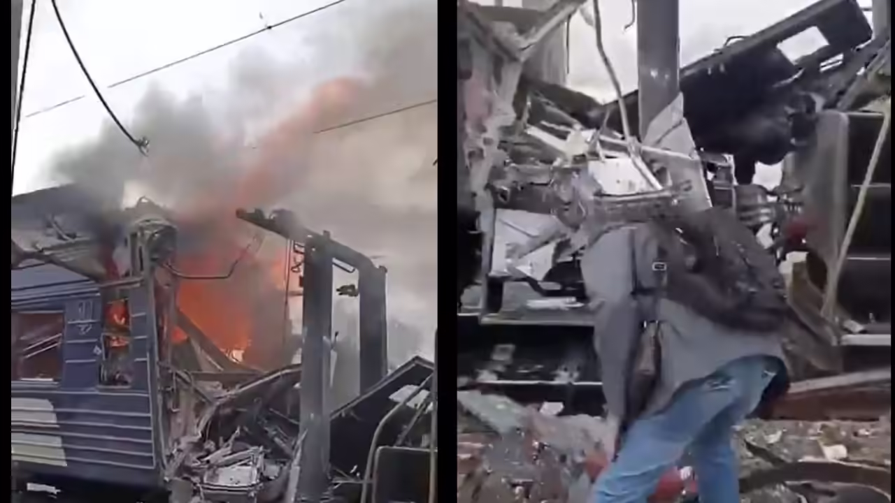 Russian Strike on Ukrainian Passenger Train